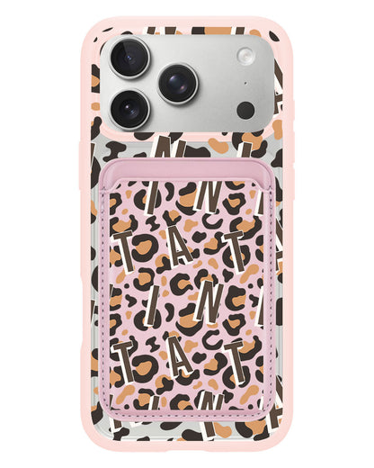 iPhone Magnetic Wallet Case - Leopard Monogram 2.0