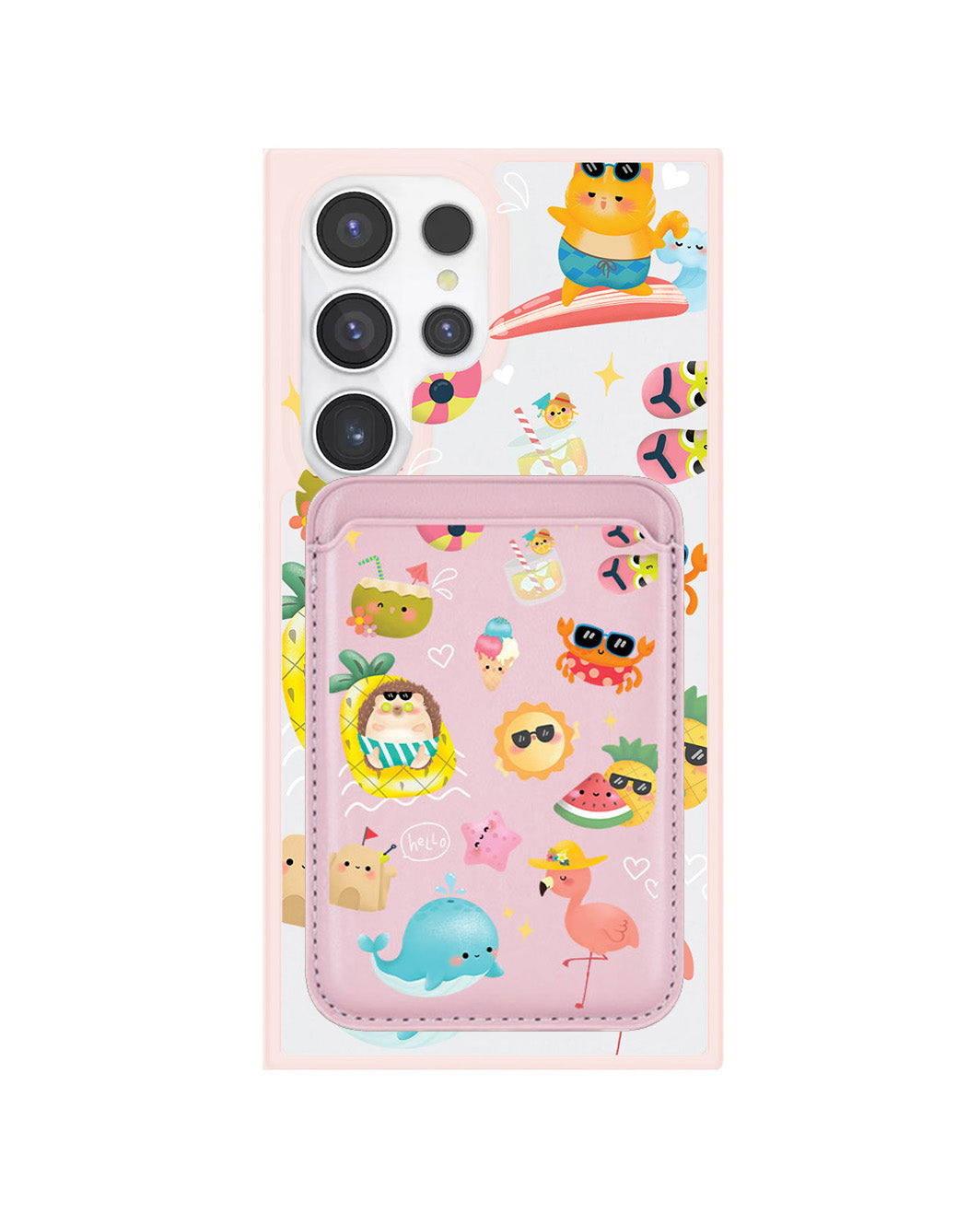 Android Magnetic Wallet Case - Summer