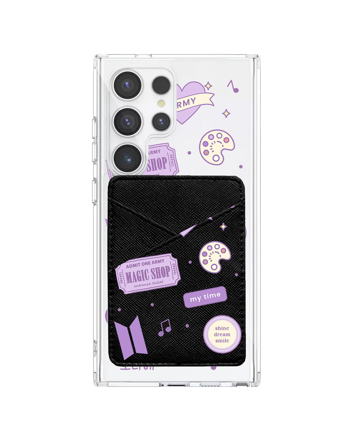 Android Phone Wallet Case - BTS Sticker Pack