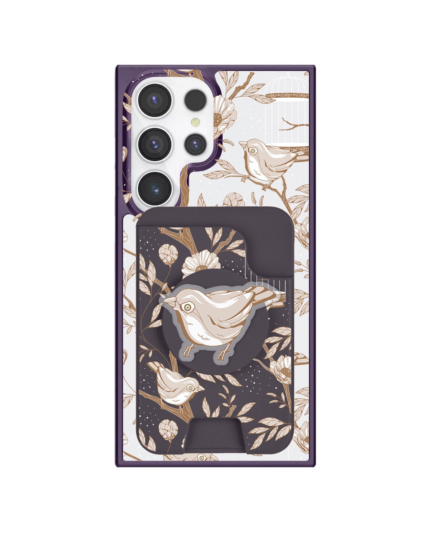 Android Magpop Wallet - Lovebird Monochrome 3.0
