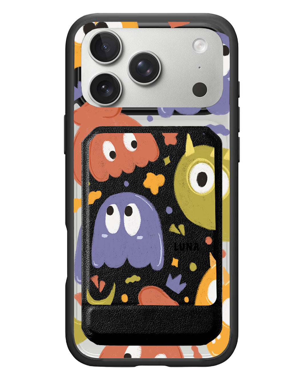 iPhone Magnetic Multifold Wallet - Cute Monster 1.0