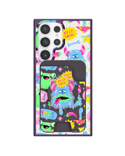 Android Magpop Wallet - Monster Say Keep Going