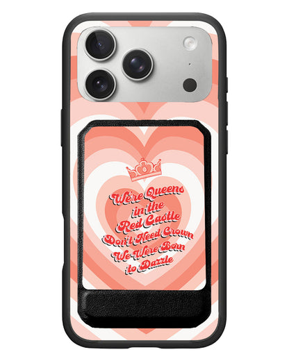 iPhone Magnetic Multifold Wallet - Red Velvet Luv