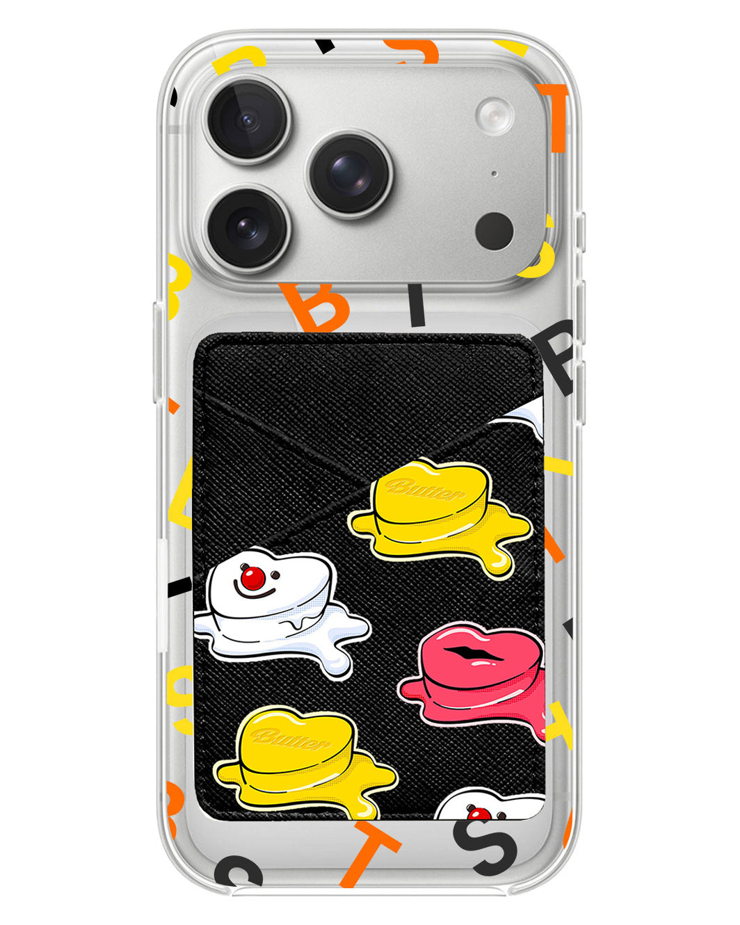 iPhone Phone Wallet Case - BTS Butter Sticker Pack
