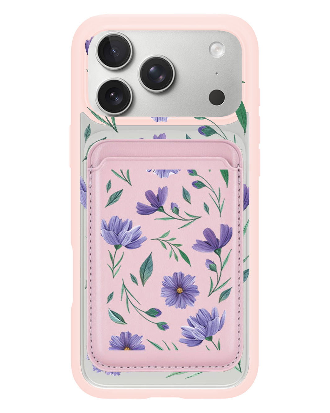 iPhone Magnetic Wallet Case - February Violet