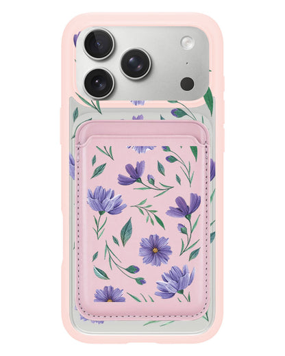 iPhone Magnetic Wallet Case - February Violet