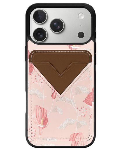 iPhone Avant Wallet Case - Easter Lily