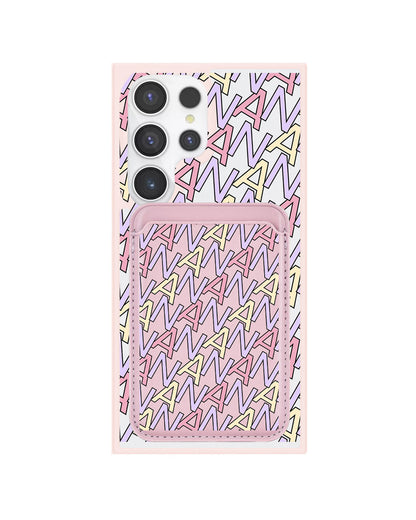 Android Magnetic Wallet Case - Initial Monogram 5.0
