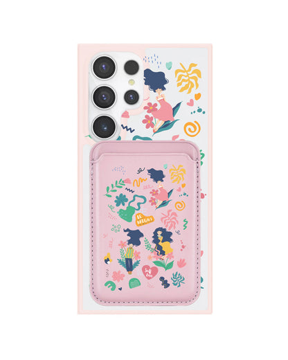Android Magnetic Wallet Case - Self Love Sticker Pack 2.0
