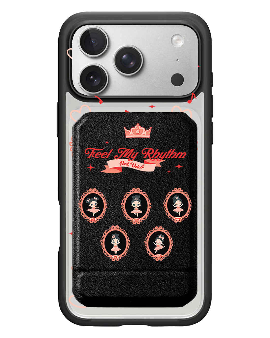 iPhone Magnetic Multifold Wallet - Red Velvet Feel My Rhythm