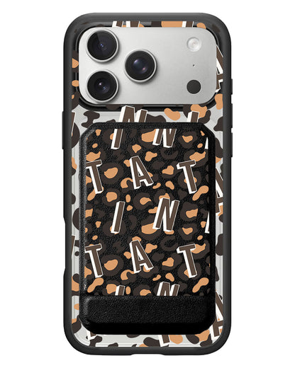 iPhone Magnetic Multifold Wallet - Leopard Monogram 2.0