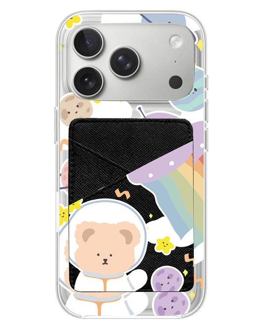 iPhone Phone Wallet Case - Astrobear