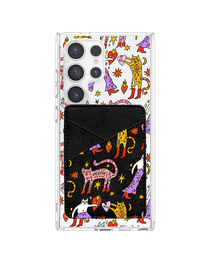 Android Phone Wallet Case - Meow