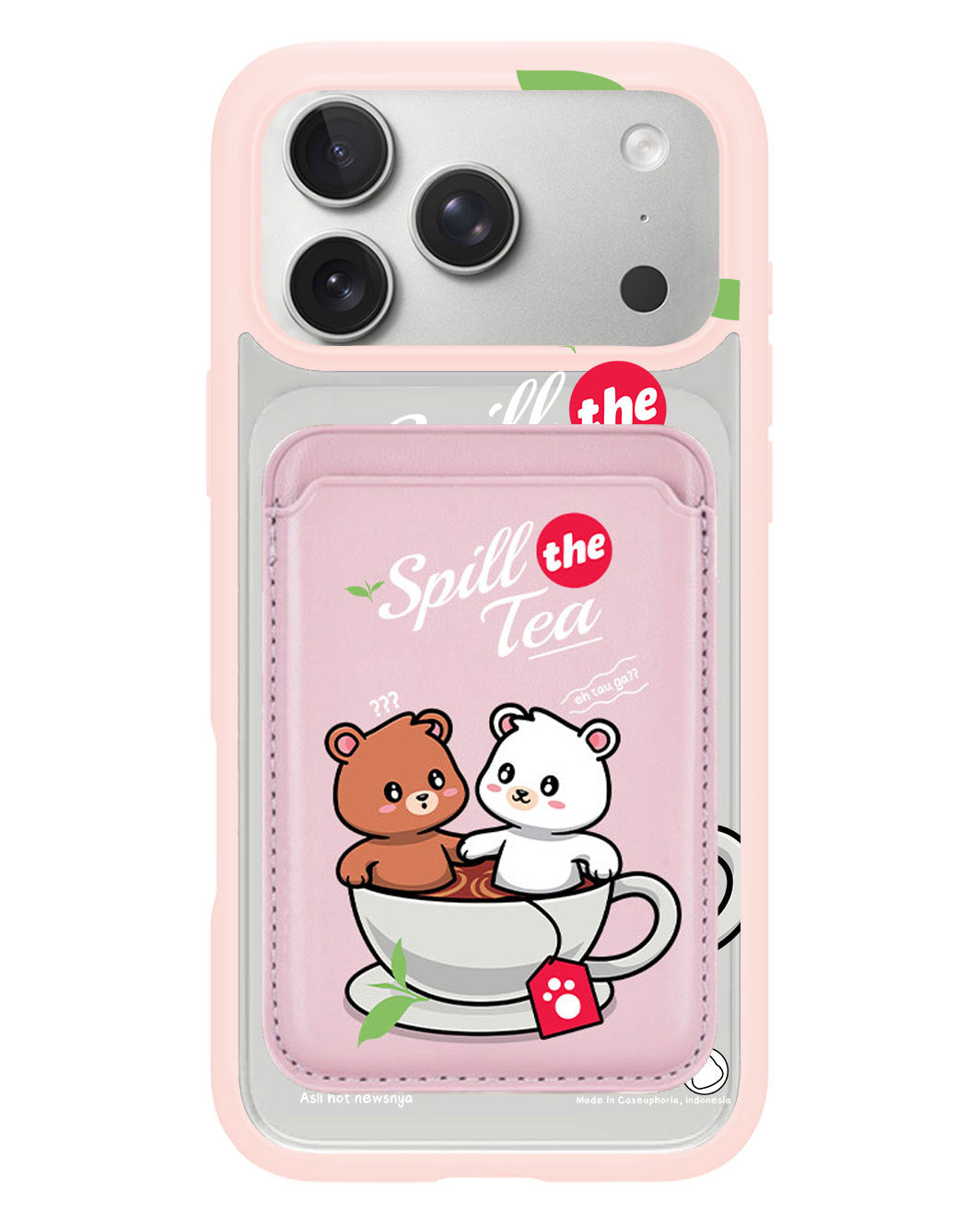 iPhone Magnetic Wallet Case - Spill The Tea