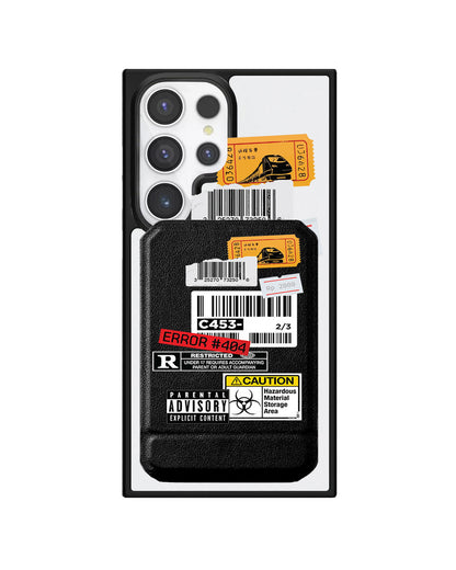 Android Magnetic Multifold Wallet - Label Sticker Pack