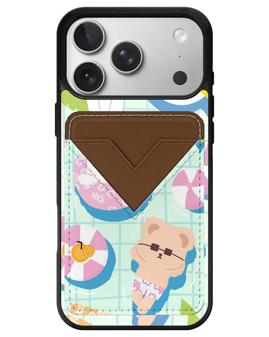 iPhone Avant Wallet Case - Pool Party Pink