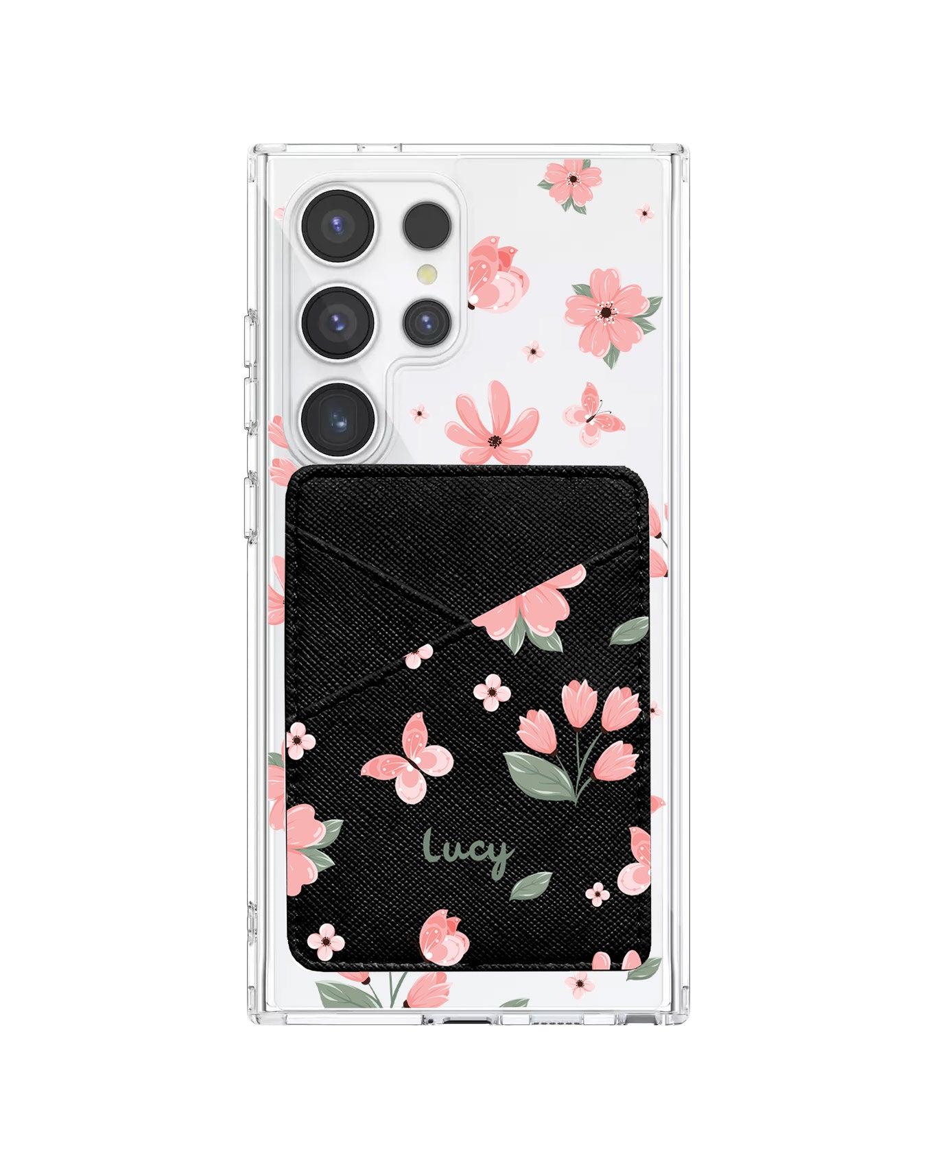 Android Phone Wallet Case - Pink Delight