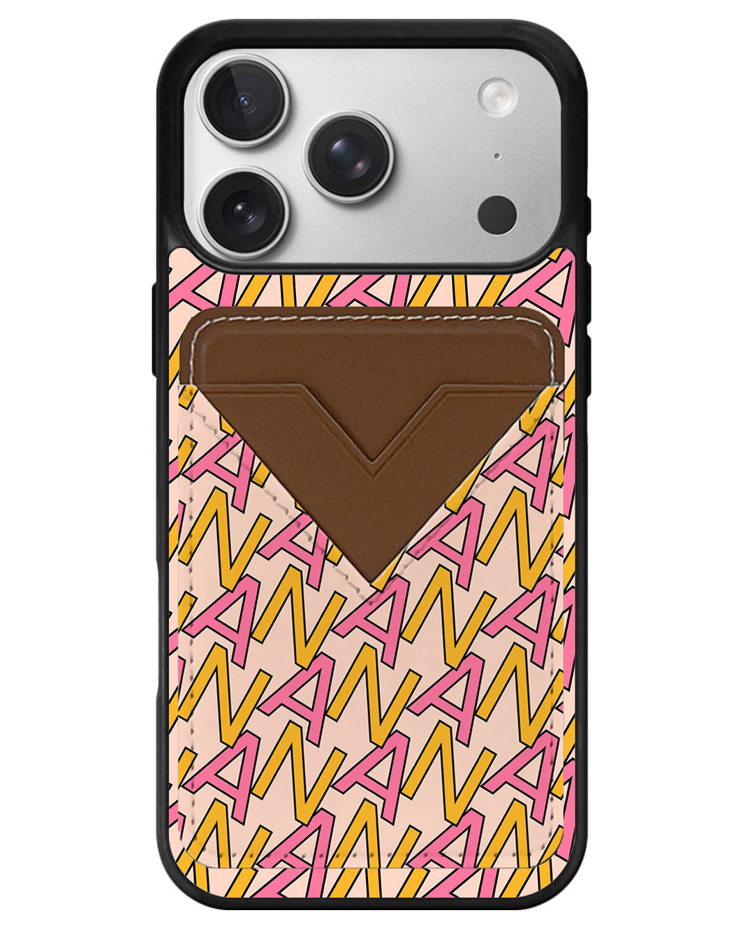 iPhone Avant Wallet Case - Initial Monogram 3.0