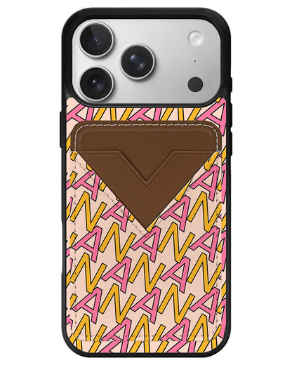 iPhone Avant Wallet Case - Initial Monogram 3.0