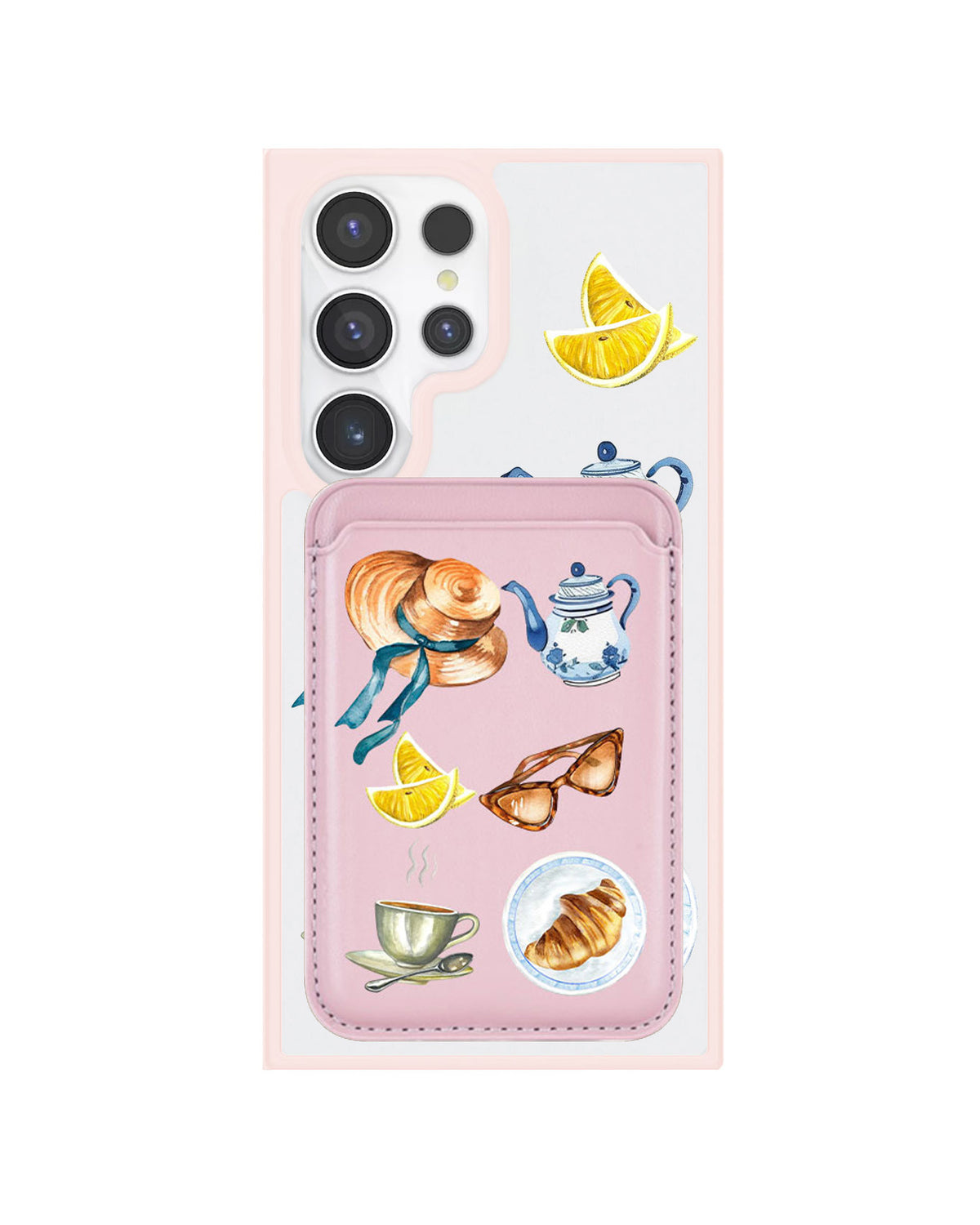 Android Magnetic Wallet Case - Afternoon Tea