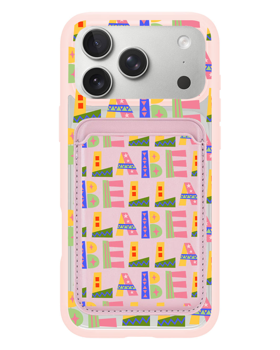 iPhone Magnetic Wallet Case - Playful Monogram 5.0