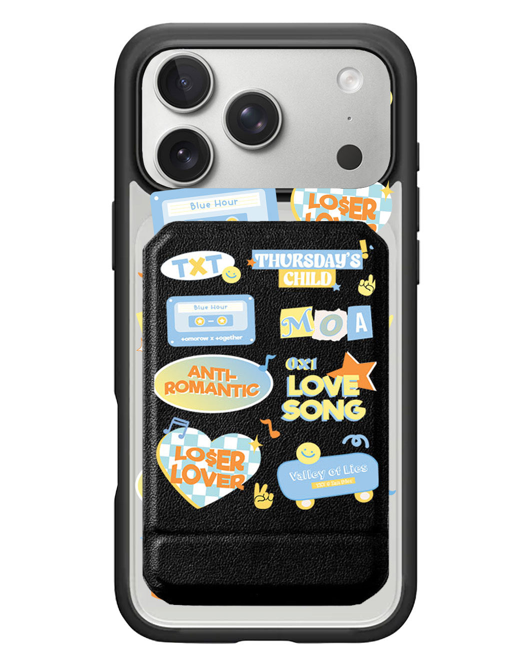 iPhone Magnetic Multifold Wallet - TXT Sticker