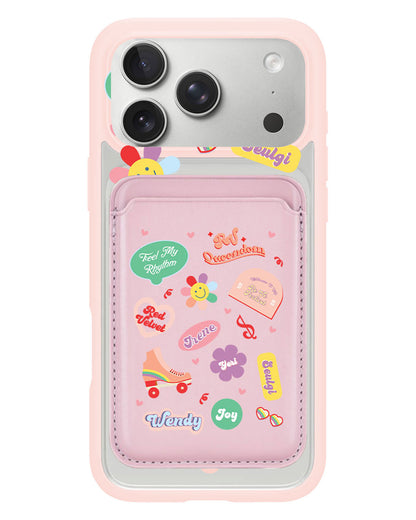 iPhone Magnetic Wallet Case - Red Velvet Sticker Pack