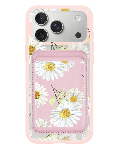 iPhone Magnetic Wallet Case - October Chrysanthemum
