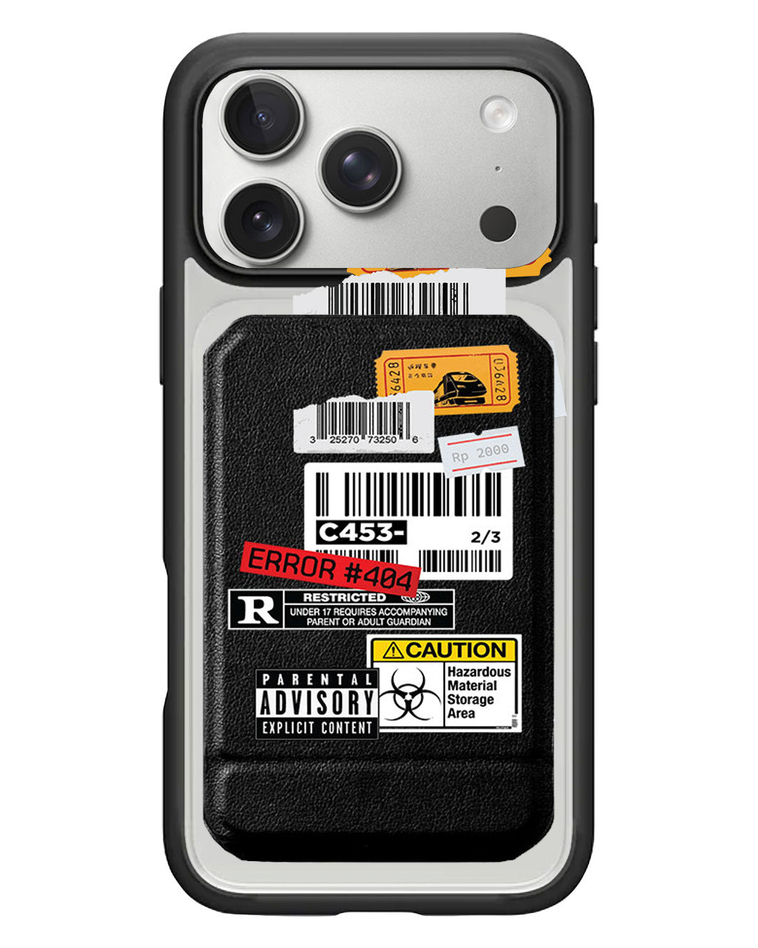 iPhone Magnetic Multifold Wallet - Label Sticker Pack