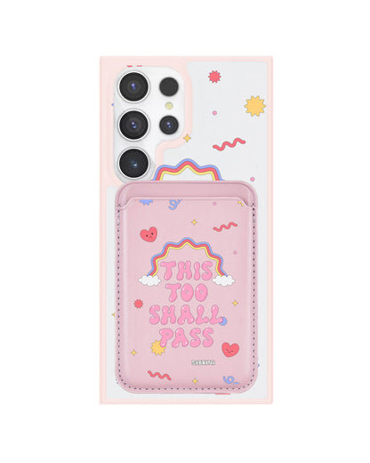 Android Magnetic Wallet Case - This Too Shall Pass