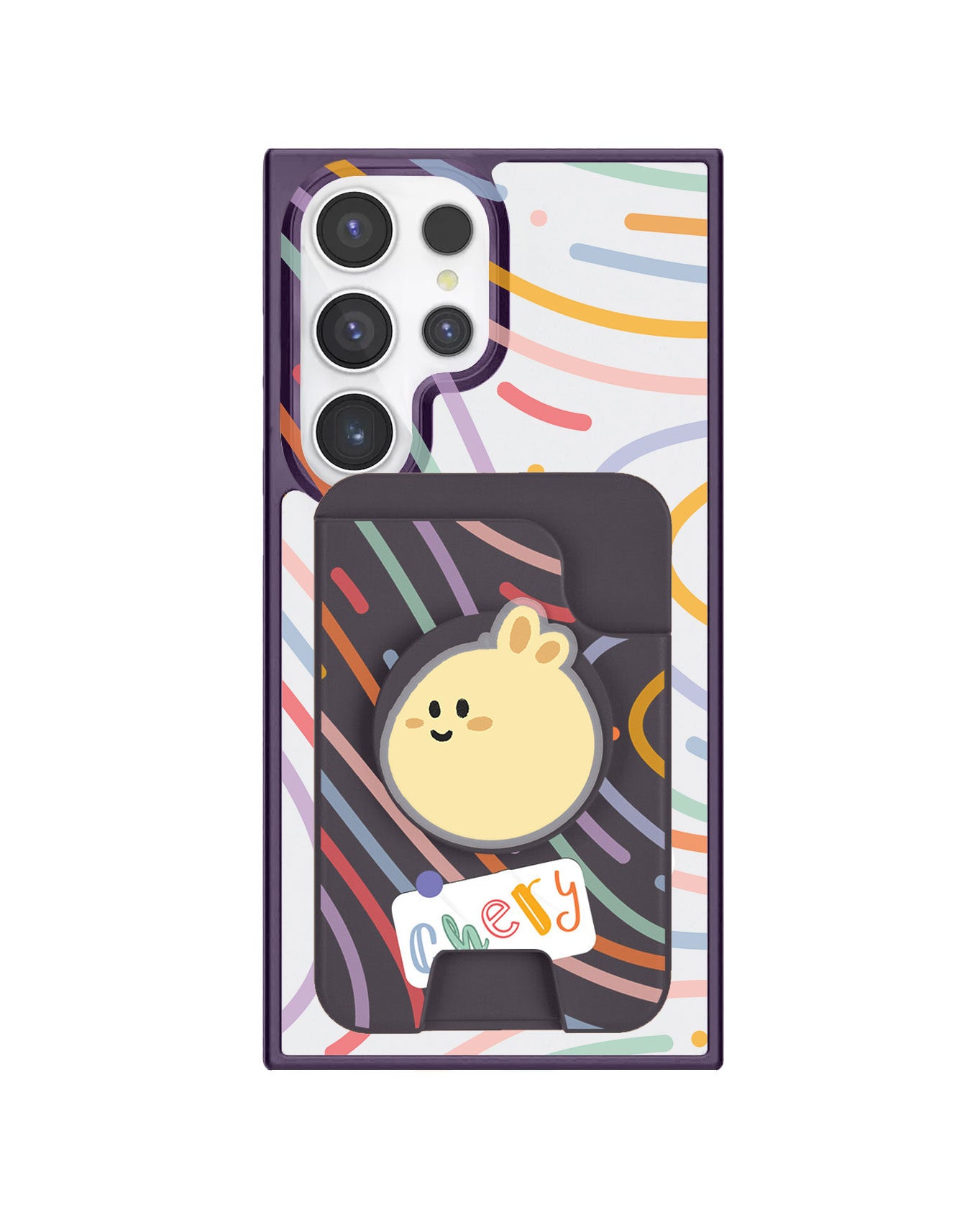 Android Magpop Wallet - Doodle Monogram 2.0
