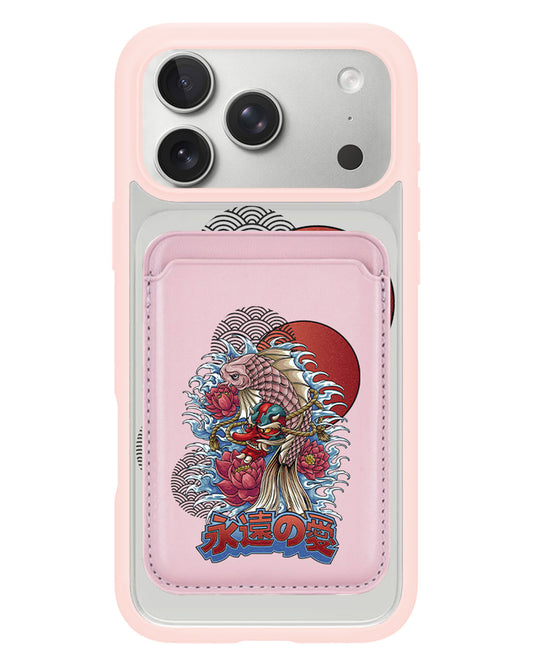 iPhone Magnetic Wallet Case - Oni Koi