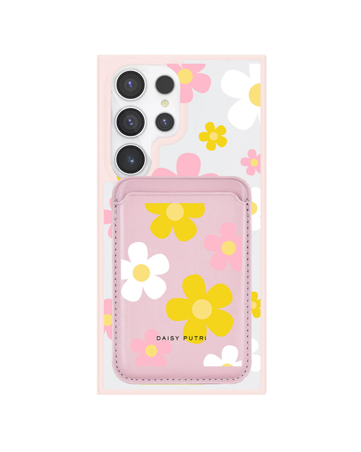 Android Magnetic Wallet Case - Daisy Fresh