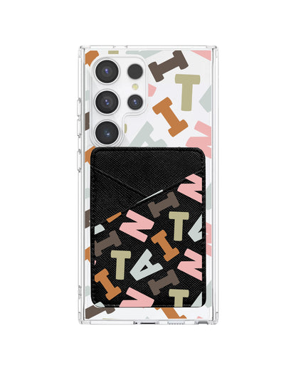 Android Phone Wallet Case - Scattered Monogram 4.0