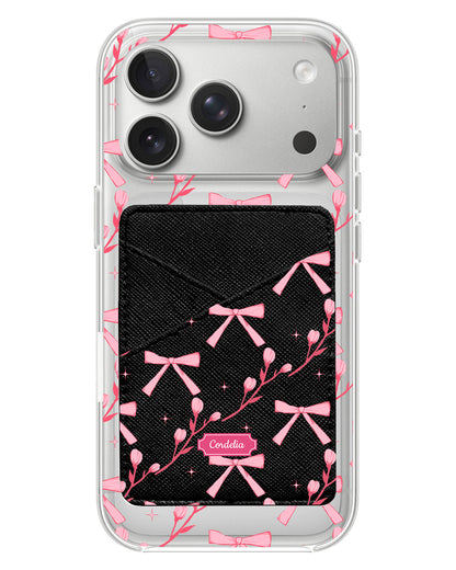 iPhone Phone Wallet Case - Coquette Floral