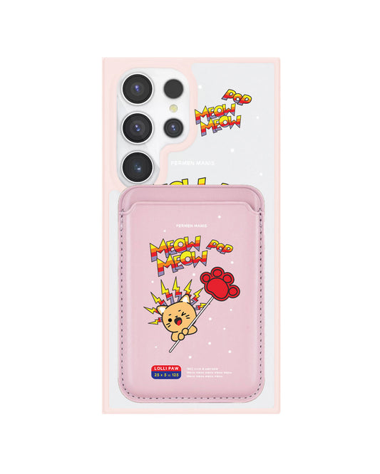 Android Magnetic Wallet Case - Meow Pop 2.0