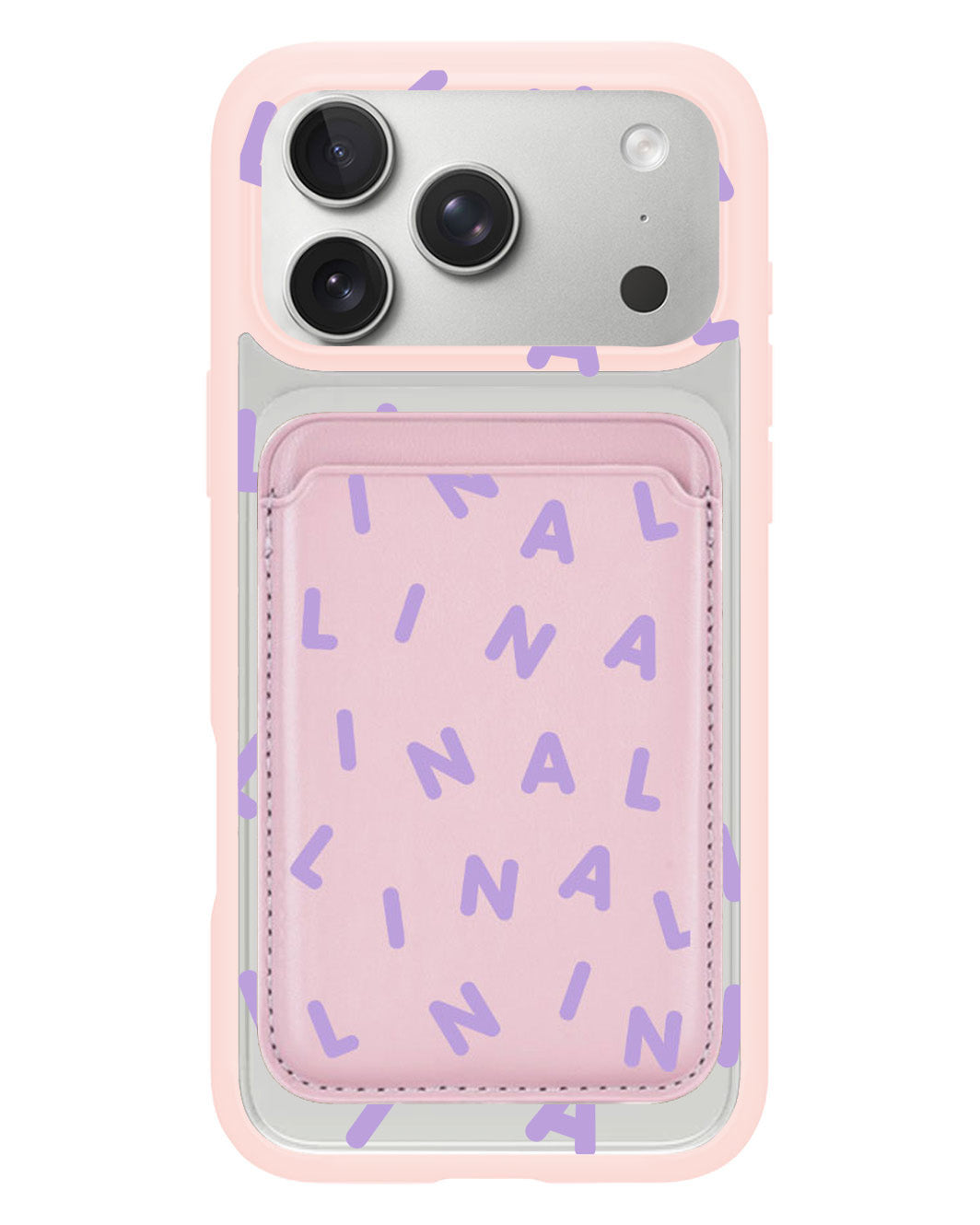 iPhone Magnetic Wallet Case - Monogram 2.0 Ungu