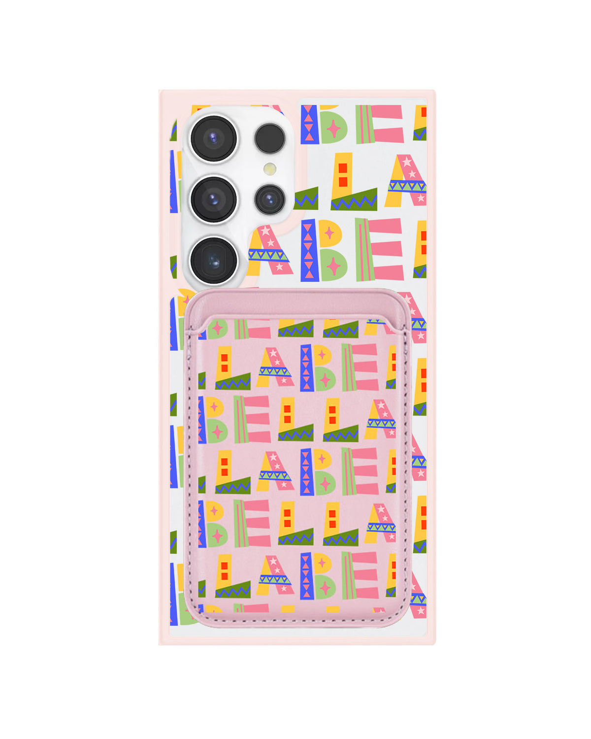 Android Magnetic Wallet Case - Playful Monogram 5.0