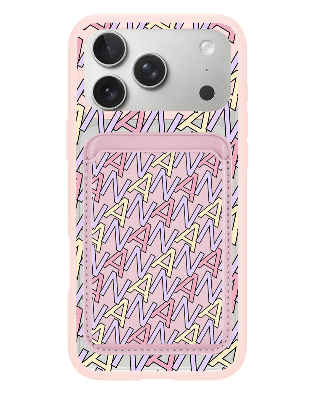 iPhone Magnetic Wallet Case - Initial Monogram 5.0