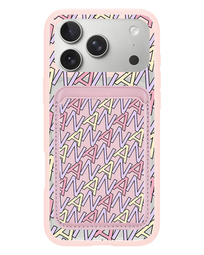 iPhone Magnetic Wallet Case - Initial Monogram 5.0