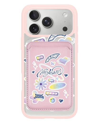 iPhone Magnetic Wallet Case - New Jeans OMG 2.0