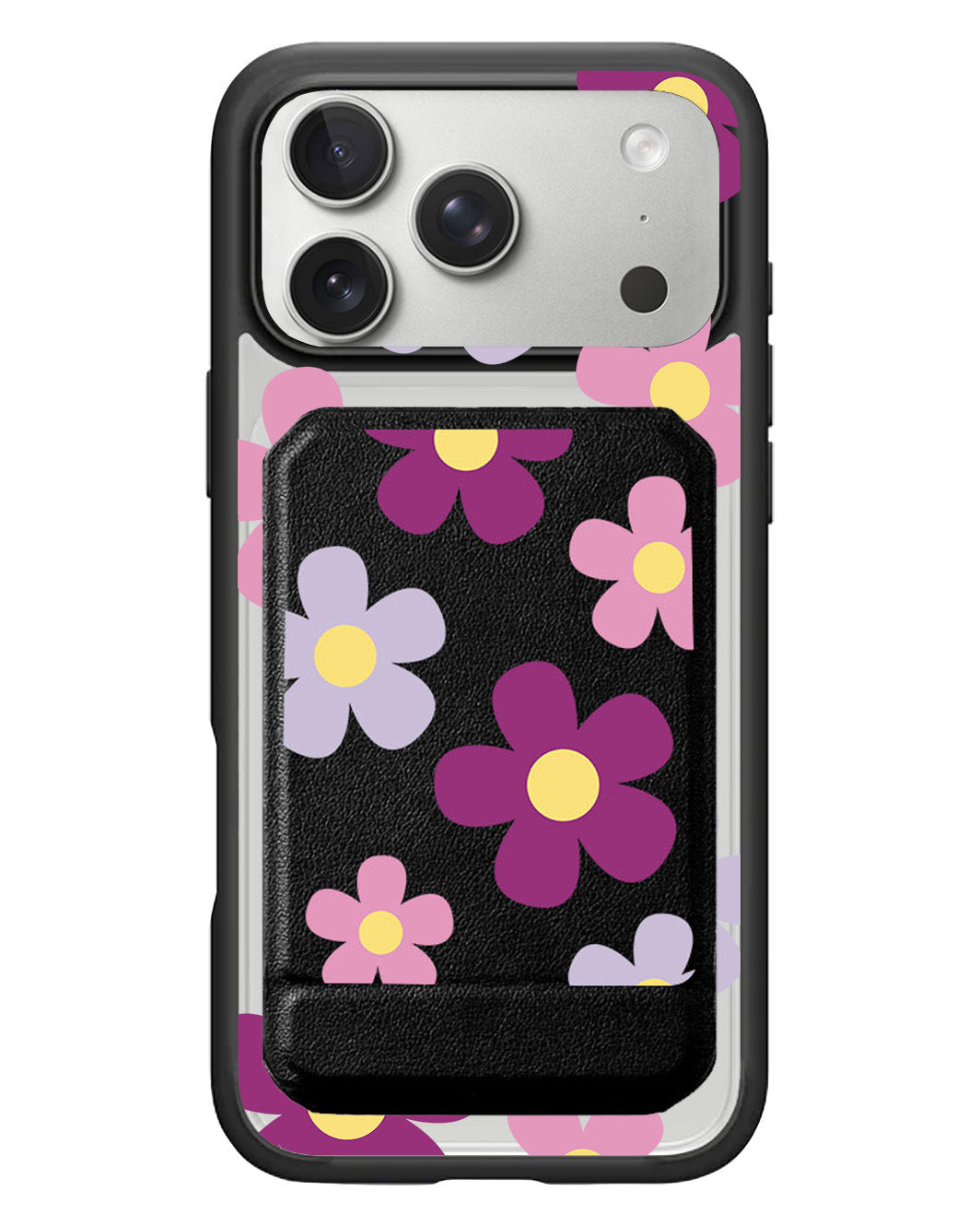 iPhone Magnetic Multifold Wallet - Daisy Paradise