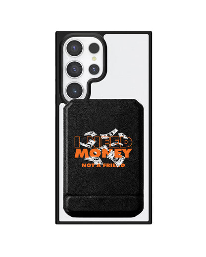 Android Magnetic Multifold Wallet - Money Better Than Friend