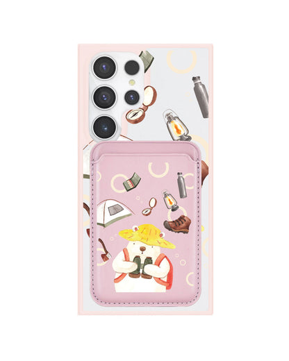 Android Magnetic Wallet Case - Adventure Of Bear