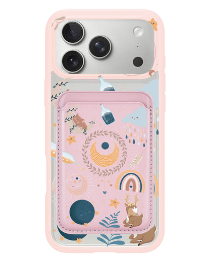 iPhone Magnetic Wallet Case - Boho