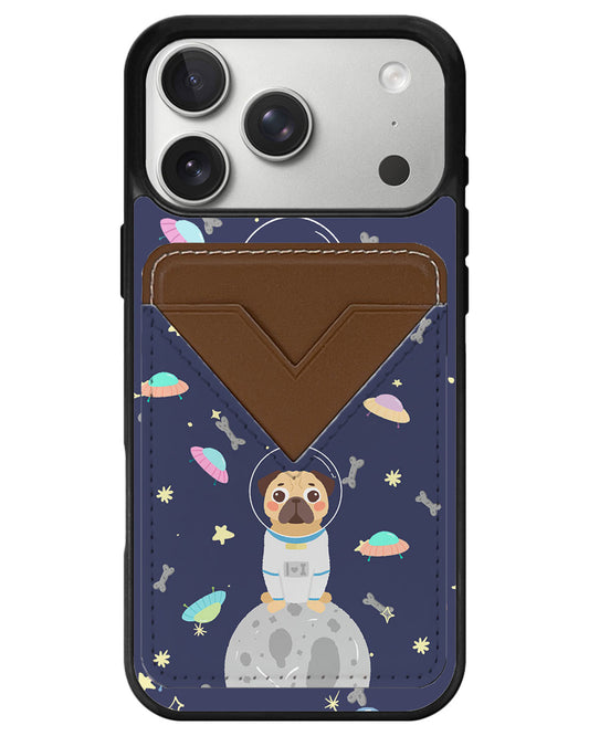 iPhone Avant Wallet Case - Pugstronaut