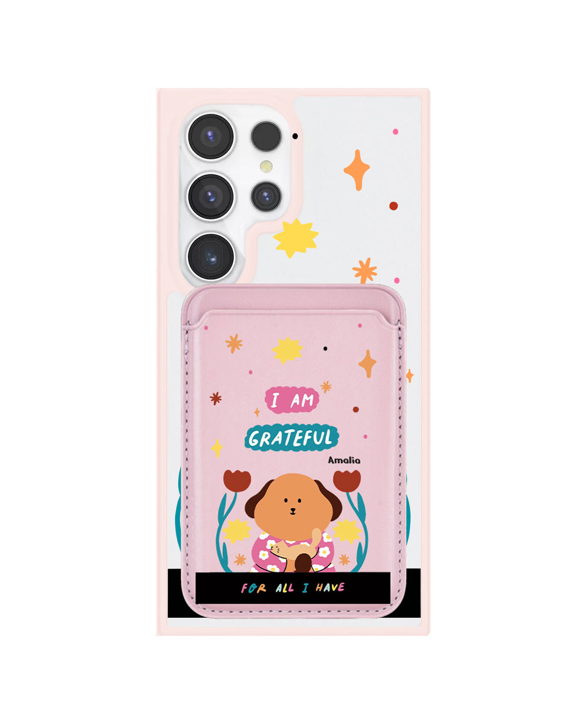 Android Magnetic Wallet Case - Kiku And The Cat