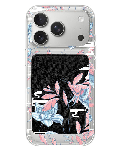 iPhone Phone Wallet Case - Fish & Floral 3.0
