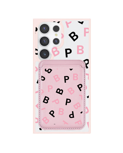 Android Magnetic Wallet Case - Blackpink Monogram