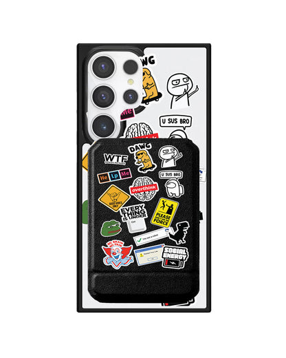Android Magnetic Multifold Wallet - Brand Parody 2.0